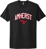 AMS-Cotton Short Sleeve Tee - Amherst Arch with Eagle