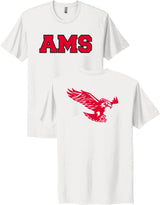 AMS - Next Level Cotton Short Sleeve Tee AMS -Eagle Back