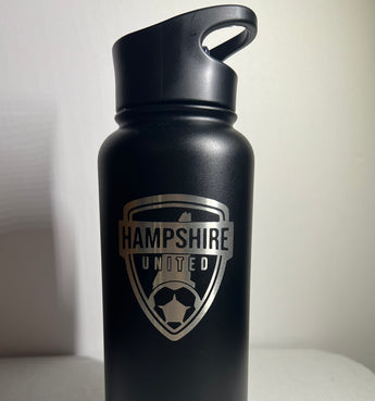 Hampshire United Water Bottle With Etched Crest
