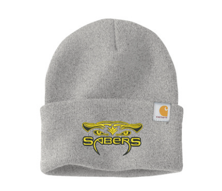 Souhegan Lacrosse Carhartt Knit Hat Saber Logo